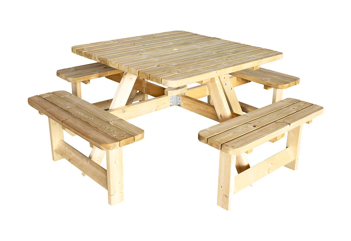 Picknicktafel Vierkant