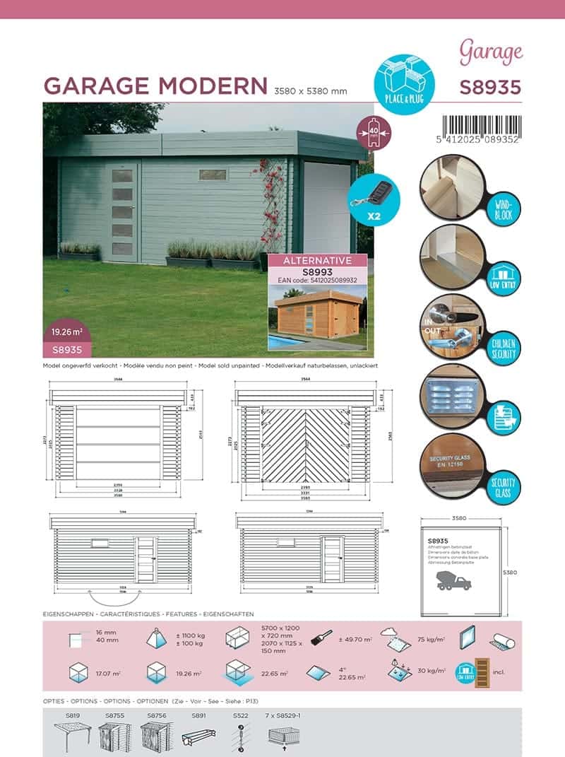 Garage brochure S8935