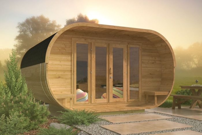 Camping Oval thermowood