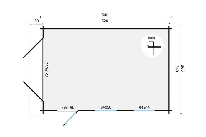Garage Geir plattegrond