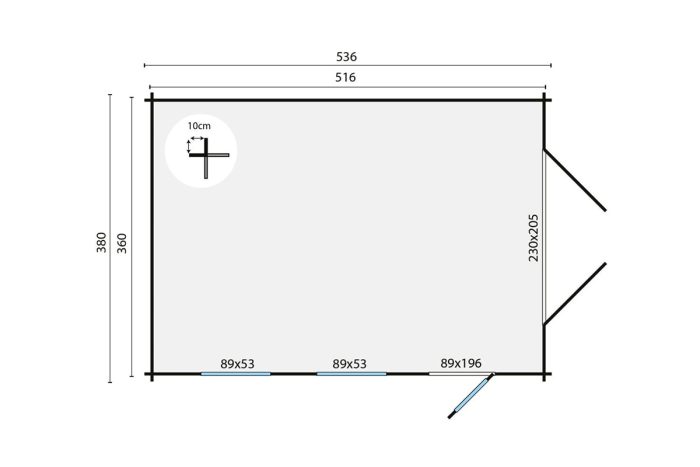 Garage Marketta plattegrond