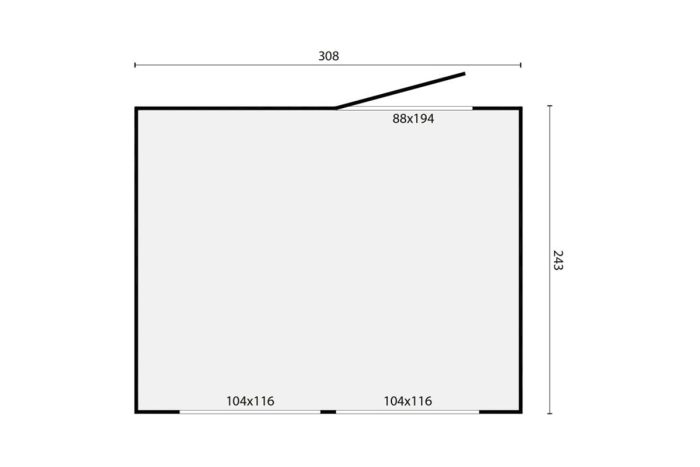 Kiosk Santa plattegrond