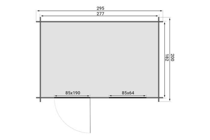 Plattegrond Tuinhuis xavi