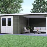Tuinhuis Sandro - Green Grey gespoten