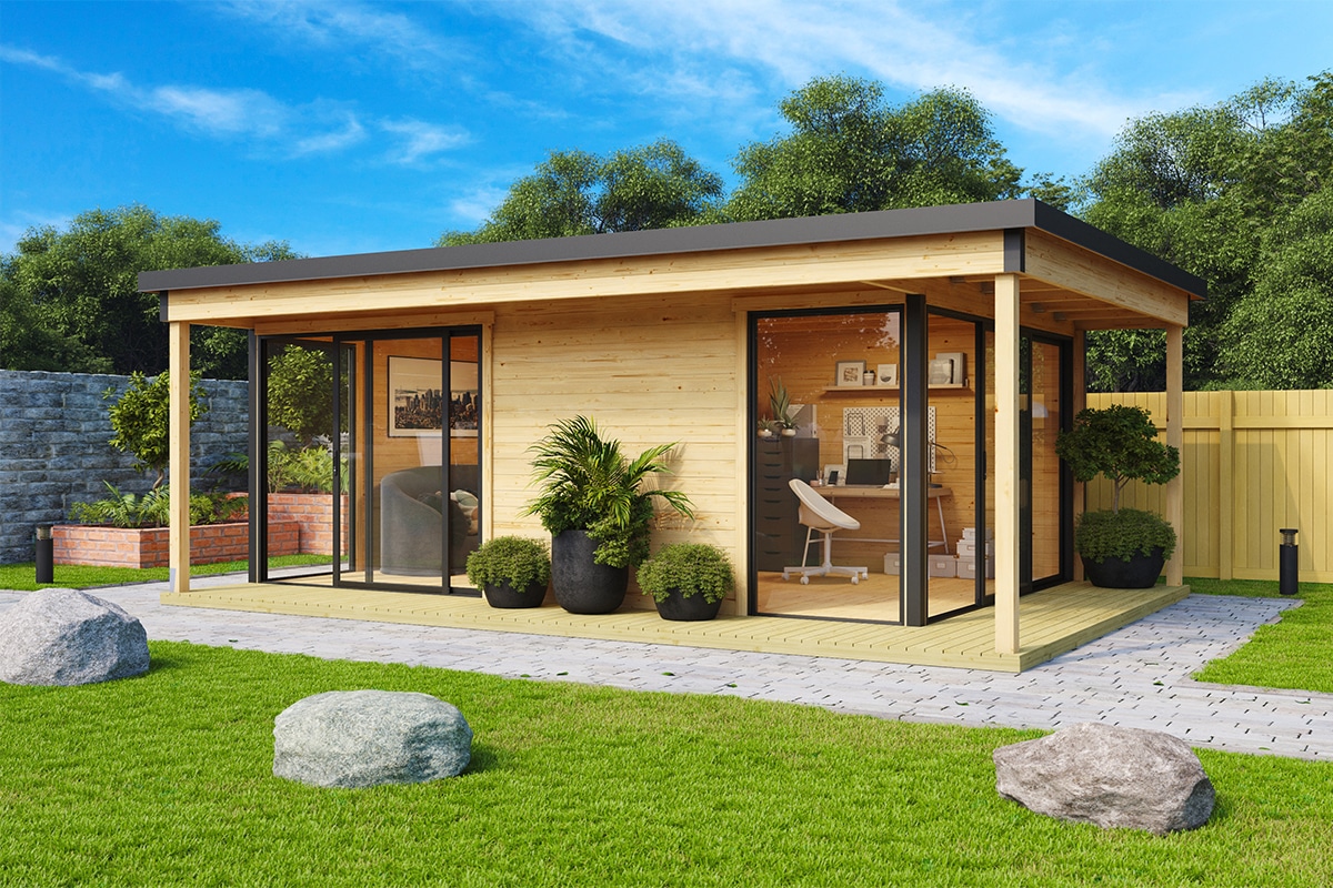 Tuinhuis Domeo 3 Loggia onbehandeld