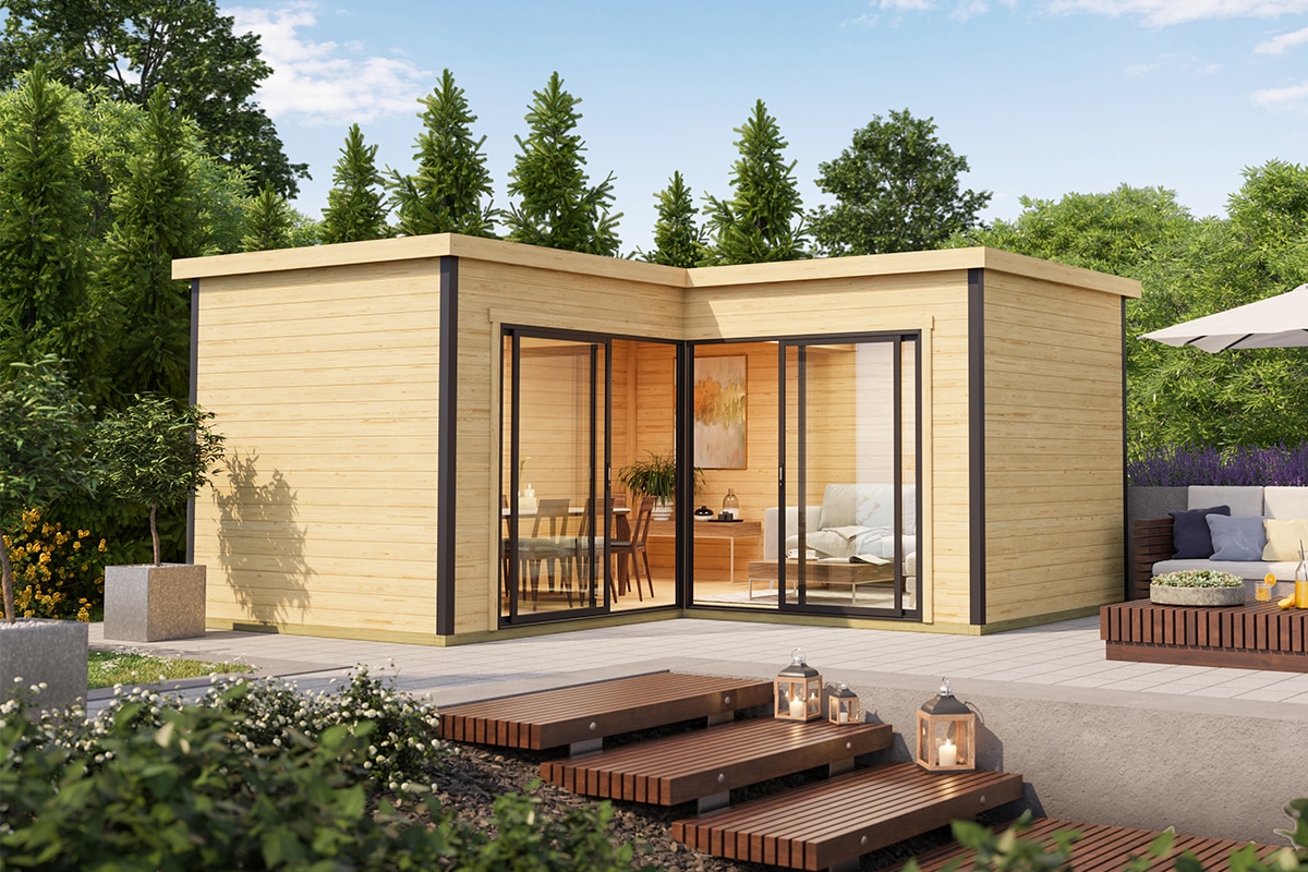 Tuinhuis Domeo 6 onbehandeld