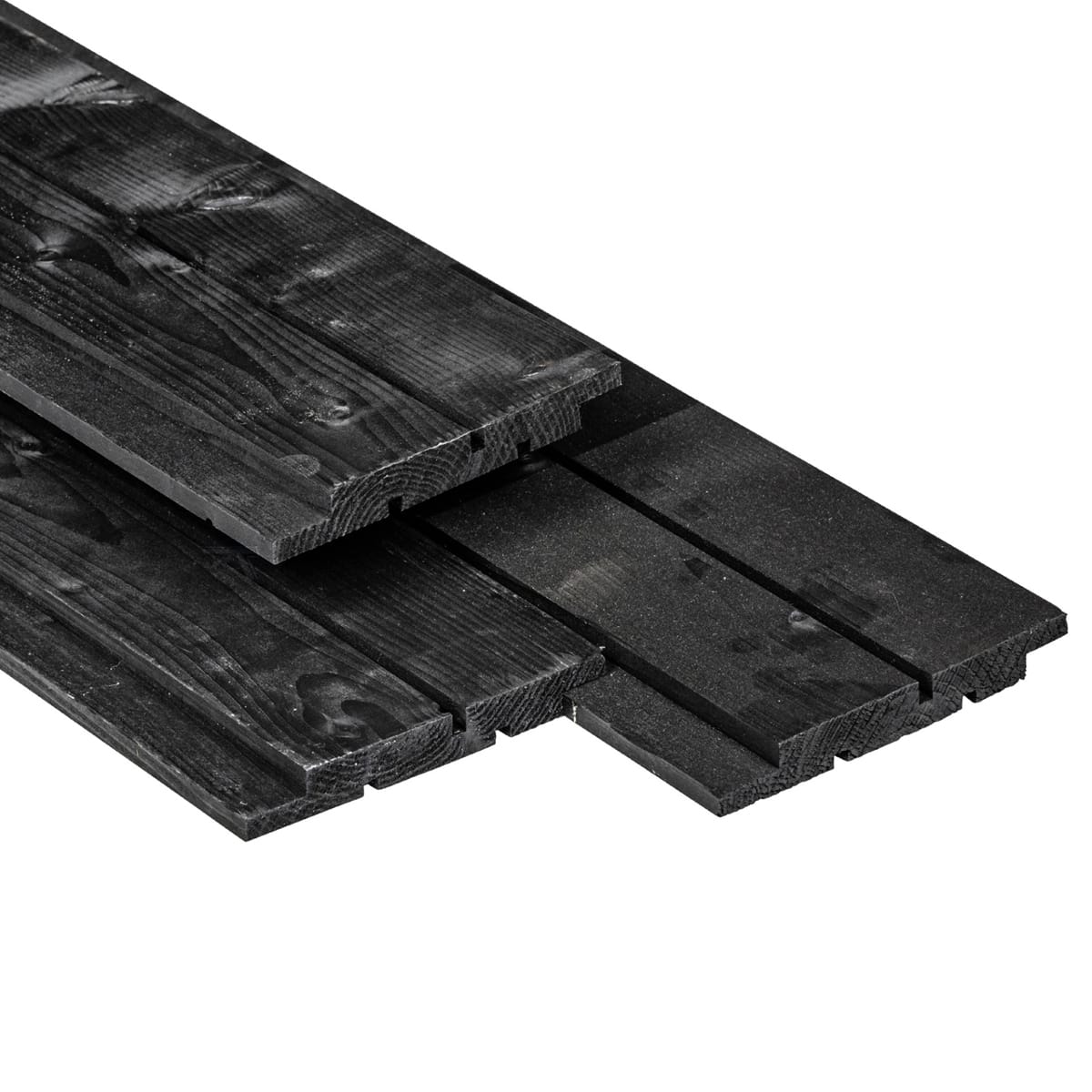Zwart Channelsiding 1,8 x 14,5 cm
