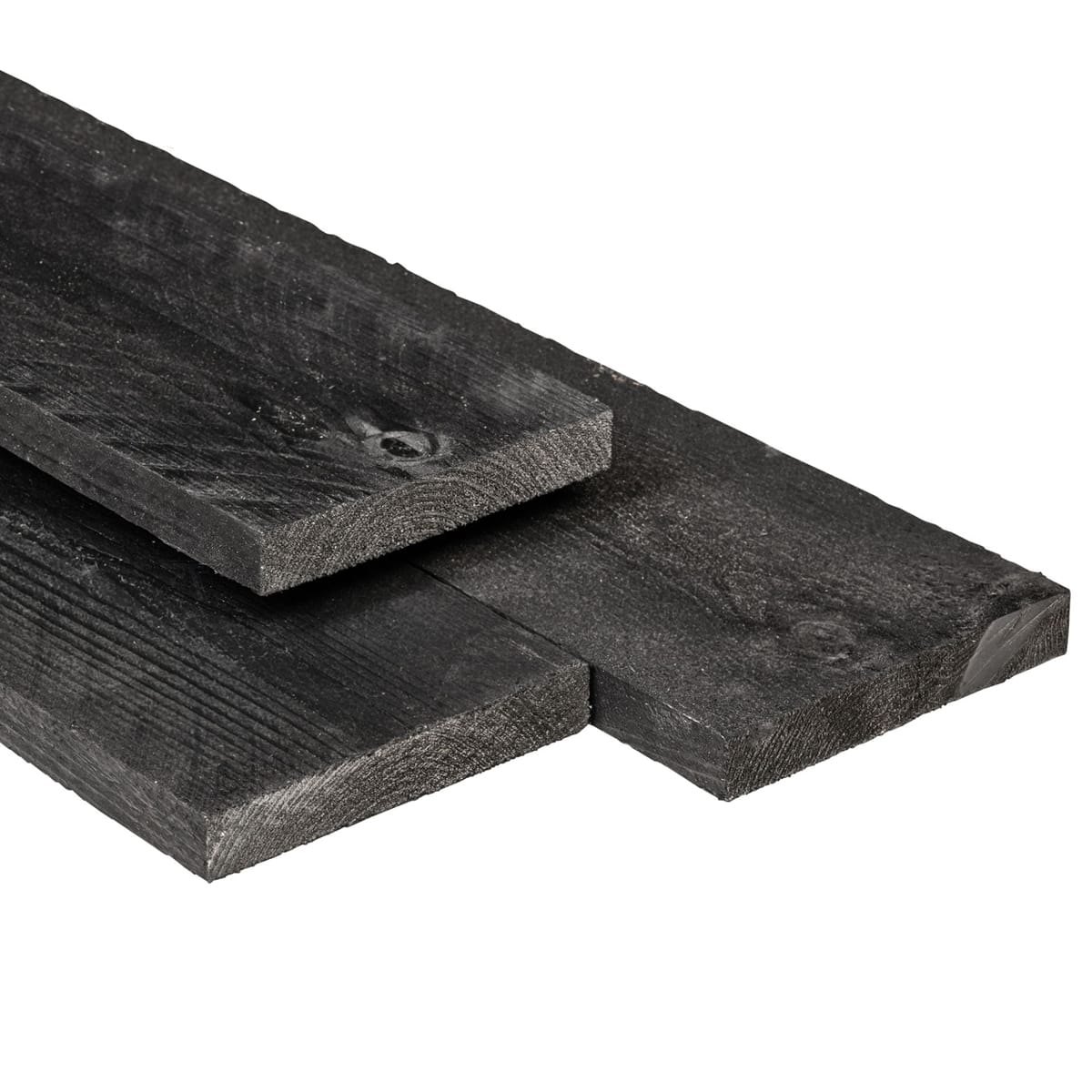 Zwarte Steigerplank 2,9 x 19 cm