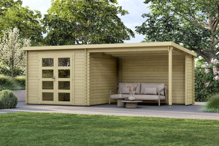 Tuinhuis Brenner geimpregneerd