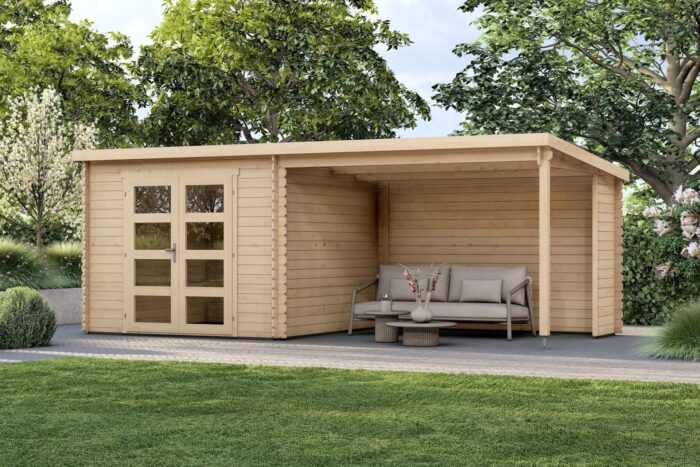 Tuinhuis Brenner onbehandeld