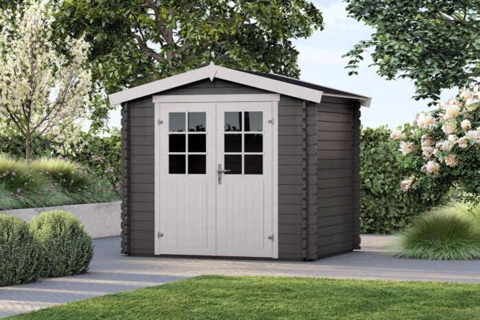 Tuinhuis Milas 175 zwartgrijs