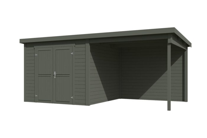 Tuinhuis Lars Green Grey Behandeld 2