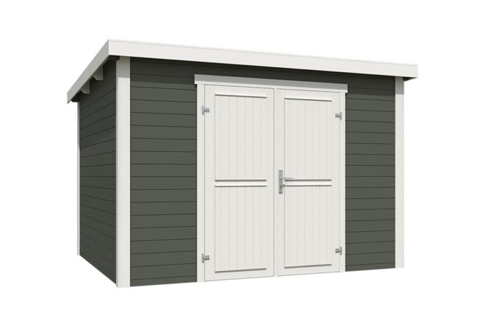 Tuinhuis Lotta Green Grey Wit behandeld 2