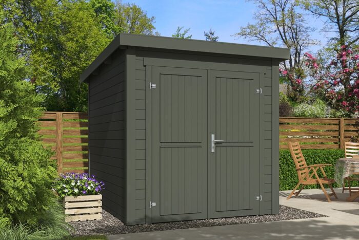 Tuinhuis Sara 250 Green Grey behandeld