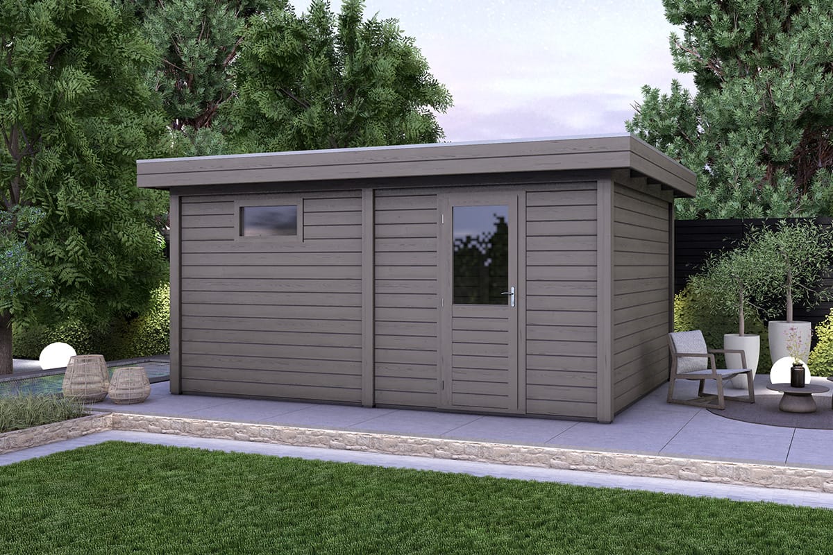 Tuinhuis Smart Serie 500 cm kwartsgrijs