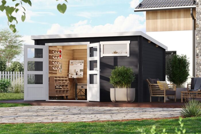 Tuinhuis Ella Donkergrijs Coaten 2