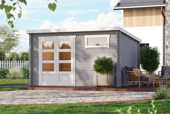 Tuinhuis Ella Lichtgrijs coaten
