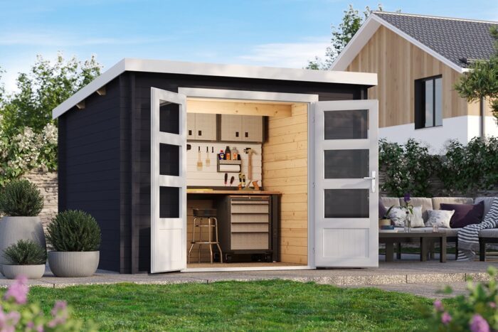 Tuinhuis Liv Donkergrijs Coaten 2