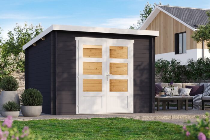 Tuinhuis Liv Donkergrijs coaten