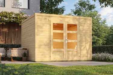 Tuinhuis Quby 300 X 300 cm onbehandeld