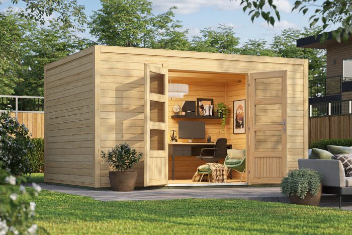 Tuinhuis Quby 400 X 300 cm Onbehandeld 2