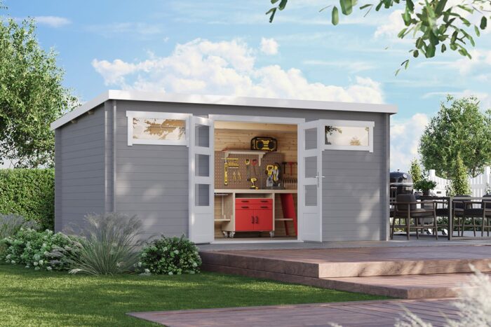 Tuinhuis Vita Lichtgrijs Coaten 2