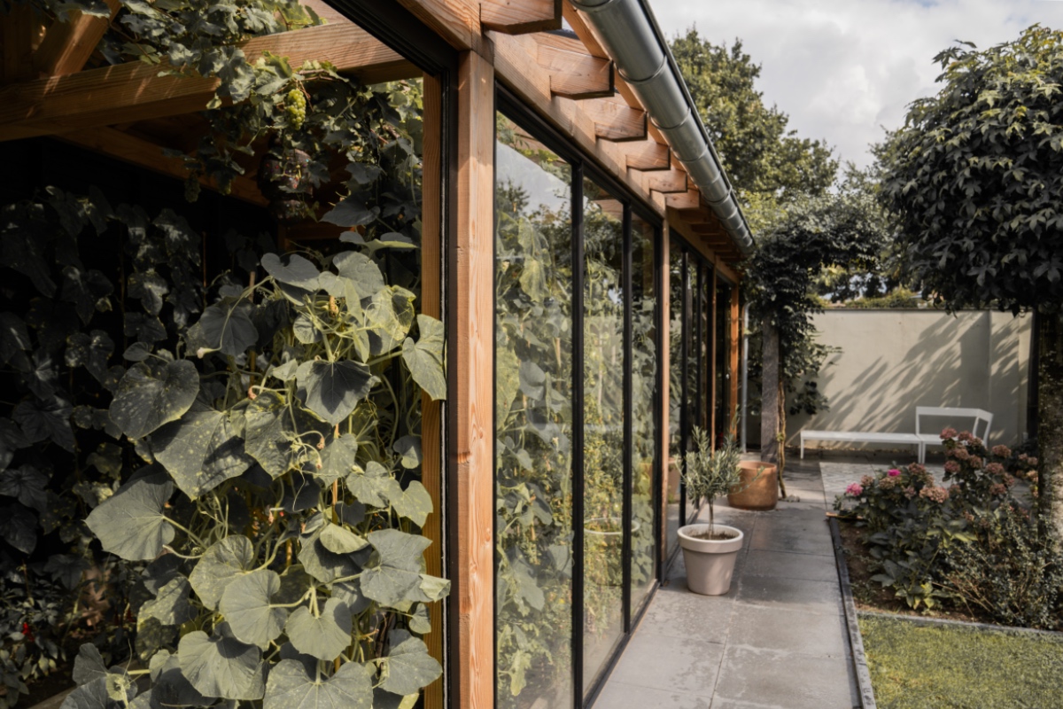Maatwerk overkapping met binnentuin in Bemmel 1