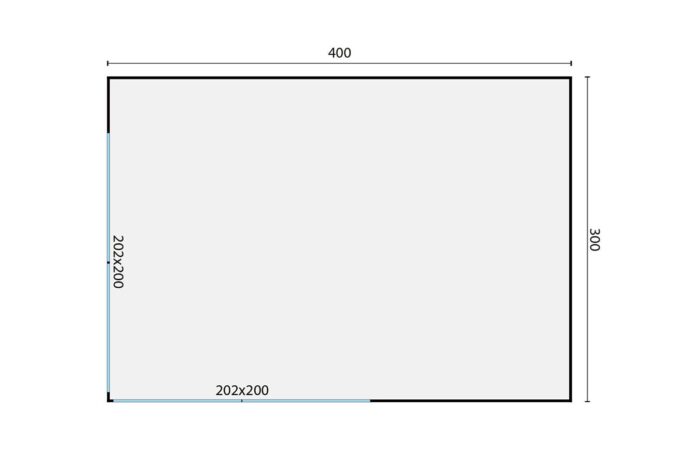 Blokhut Rico plattegrond
