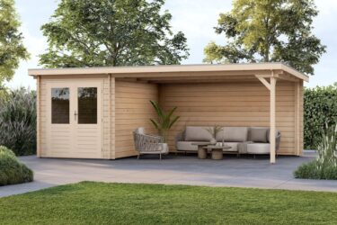 Tuinhuis Melle 200 x 400 cm onbehandeld