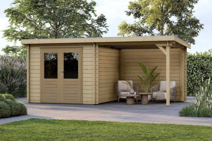 Tuinhuis Melle 250 x 250 cm geimpregneerd