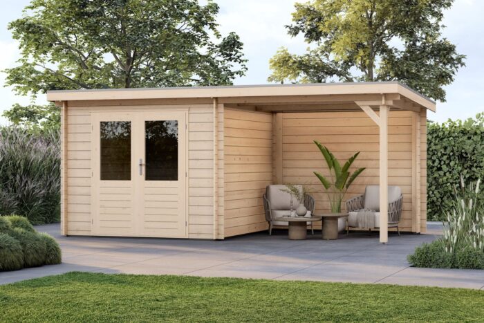 Tuinhuis Melle 250 x 250 cm onbehandeld