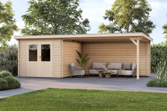 Tuinhuis Melle 250 x 400 cm onbehandeld