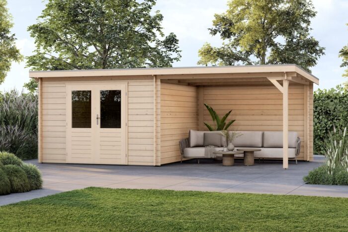 Tuinhuis Melle 300 x 300 cm onbehandeld