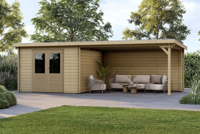 Tuinhuis Melle 300 x 400 cm geimpregneerd