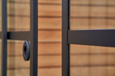 glazen schuifwand op maat steellook deluxe 1