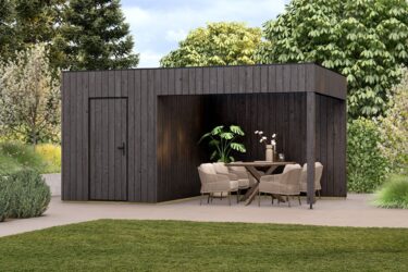 tuinhuis novi 200 x 300 300 cm zwart